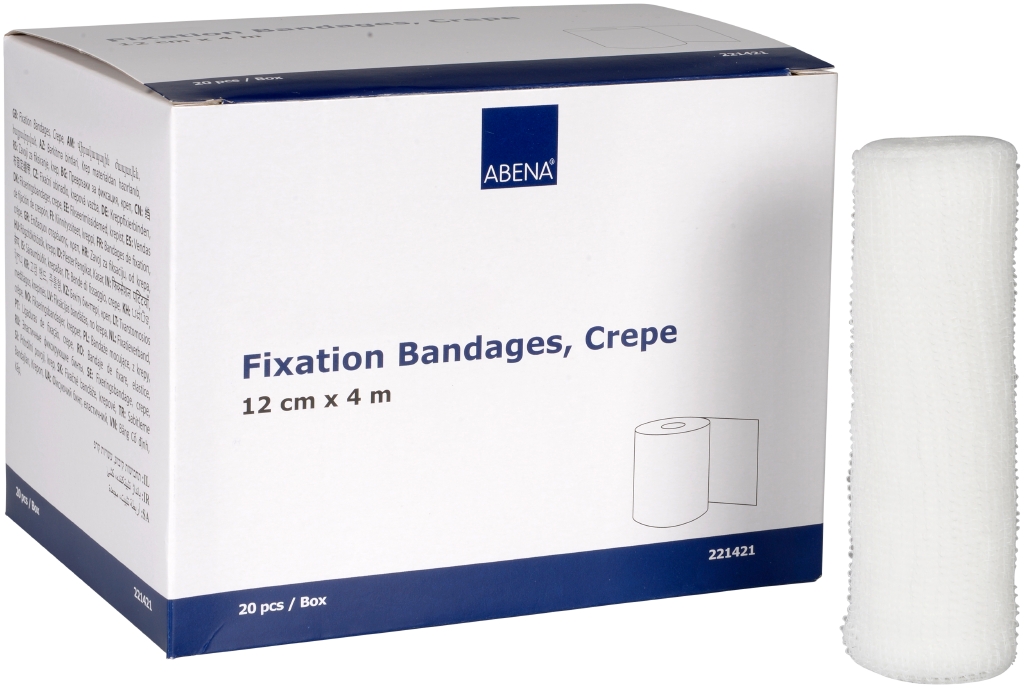 Fixeringsbinda Abena Curi-Med Crepe Vit 12cm 20st