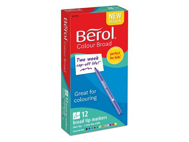 Fiberpenna Berol Colourbroad 12st
