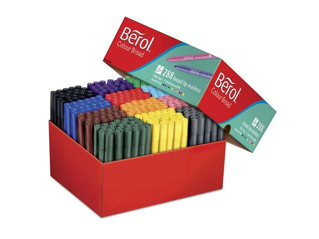 Fiberpenna Berol Colourbroad 288st