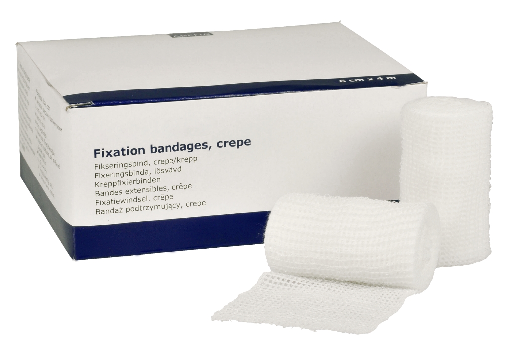 Fixeringsbinda Abena Curi-Med Crepe Vit 4cm 20st