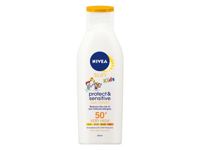 Kids Protect och Sensitive Nivea SPF50+ 200ml