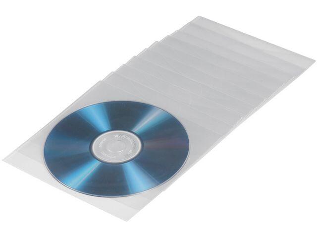 CD/DVD-fodral Hama Transparent 50st