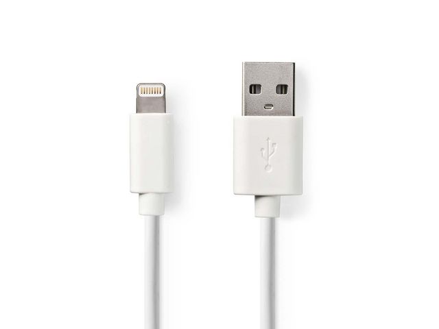 Kabel Nedis Lightning - USB A Vit 3m