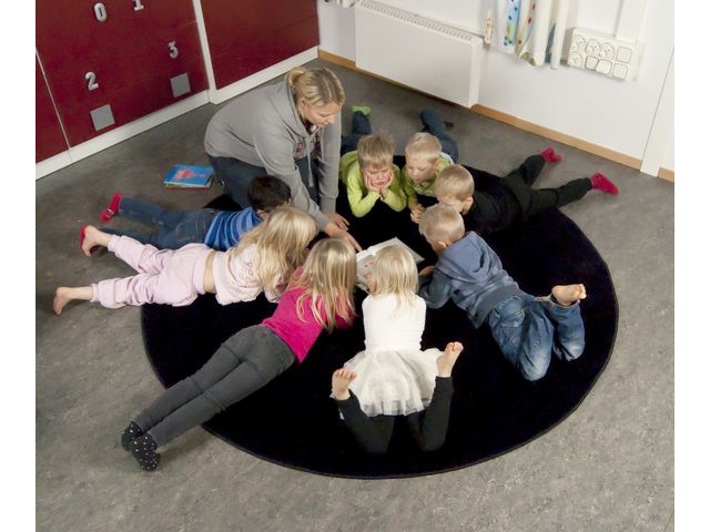 Matta Nordic Brands Rund Svart 250cm