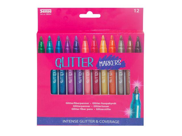 Glitterpennor Sense 12st Glitterpennor Sense 12st