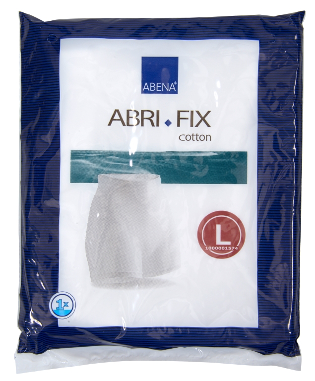 Fixeringsbyxa Abena Abri-Fix Cotton med Ben Vit L 90-110cm