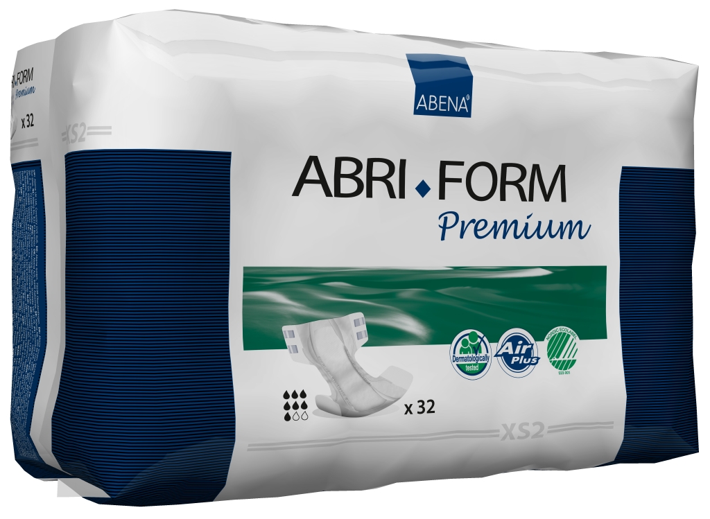 Allt-i-ett Skydd Abena Abri-Form Premium Vit XS2 50-60cm 7 Droppar 32st
