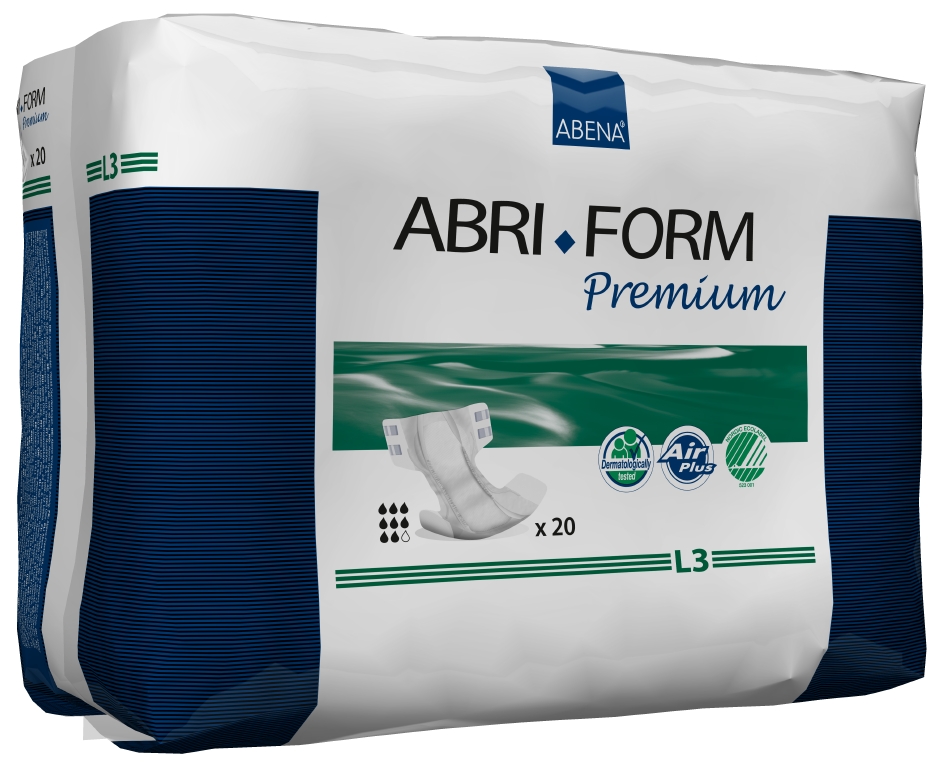 Allt-i-ett Skydd Abena Abri-Form Premium Vit L3 100-150cm 8 Droppar 20st