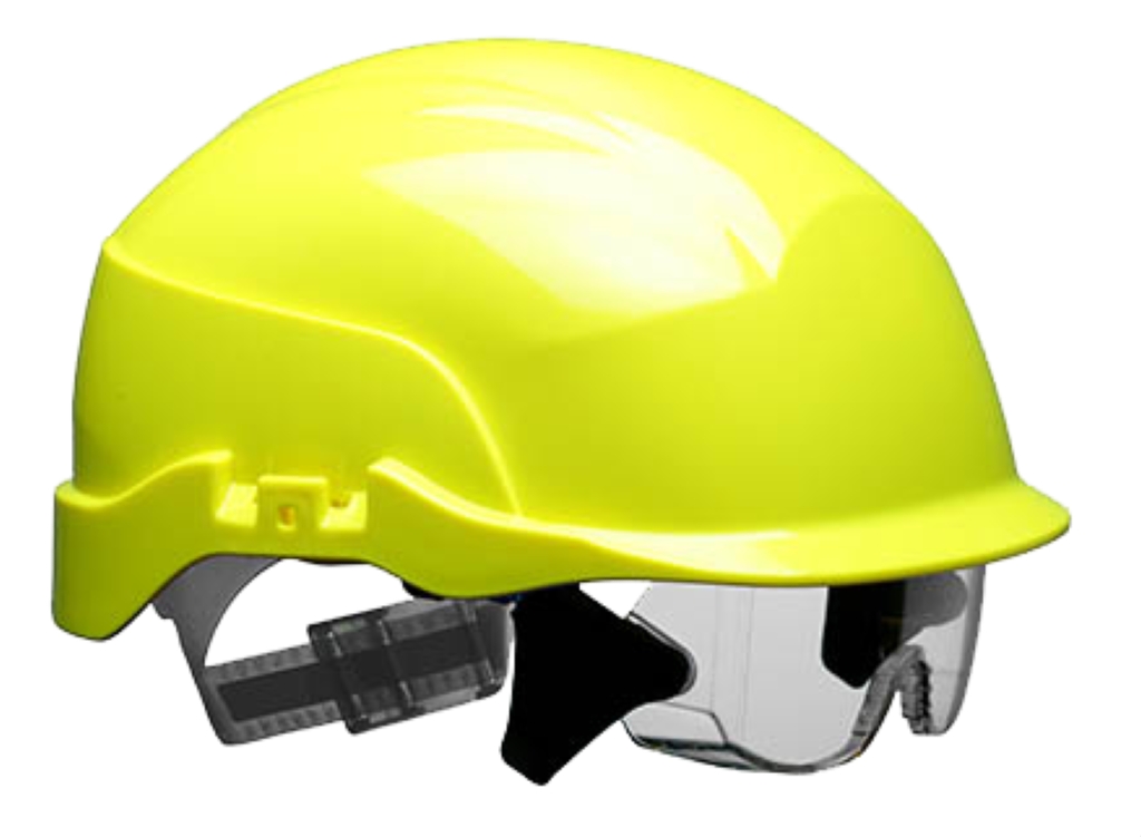 Hjälm Centurion Spectrum Visir HiViz Gul