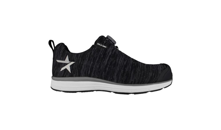 Skyddssko Solid Gear Haze Moon S1P Boa Svart/Grå 44