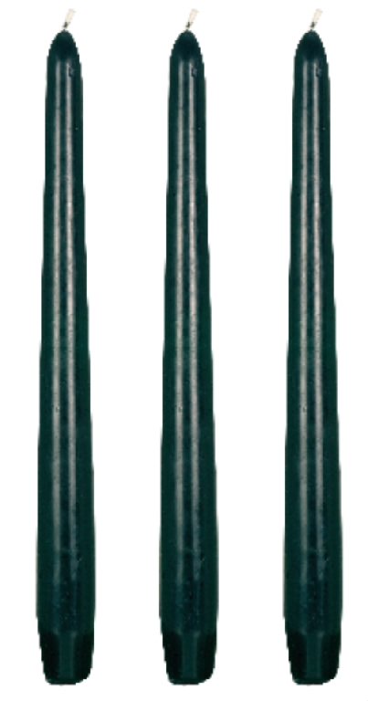 Antikljus Abena Paraffin Svart 25cm 8h 30st