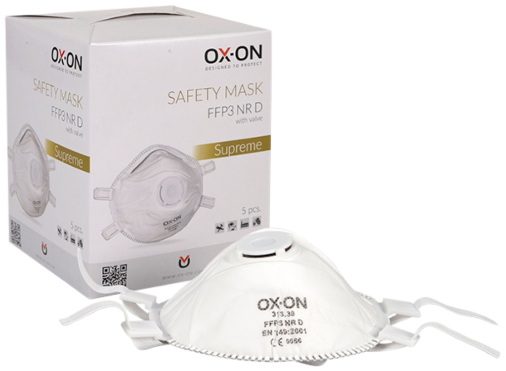 Mask OX-ON FFP3NR D w/Valve Supreme 5st