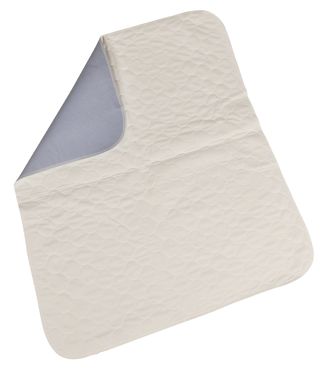 Underlägg Abena Abri-Soft Washable Runda Hörn Vit-Blå 85x90cm