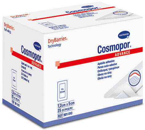 Sårförbandet Cosmopor Advance 7.2x5cm 25st