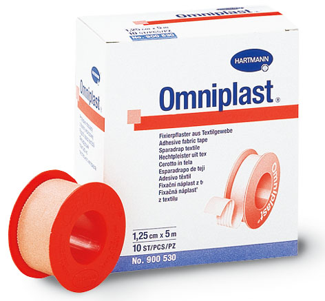 Förbandsfixering Omniplast på spole 2.5cm 12st