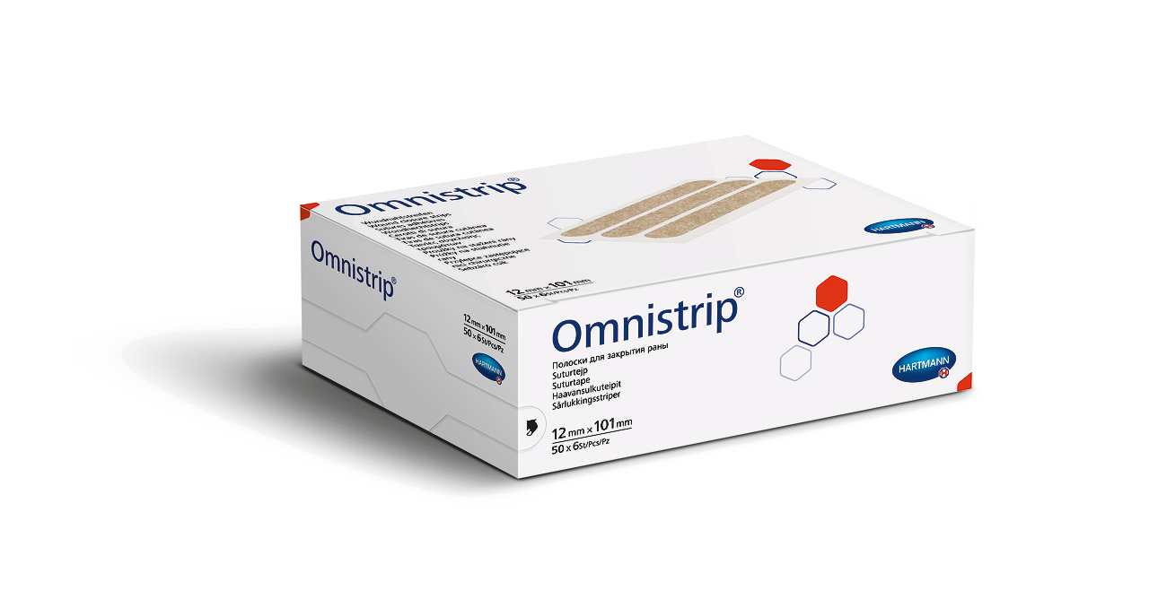 Suturtejp Omnistrip Steril 10strips 6x101mm 500st
