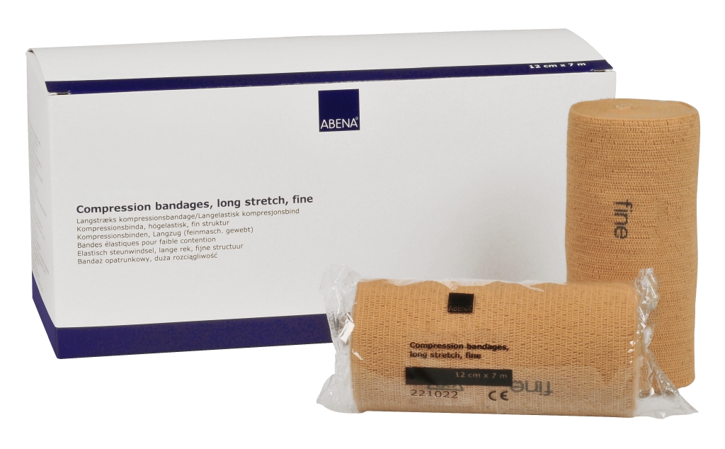 Kompressionsbinda Abena Fine Hög Beige 12cm 8st