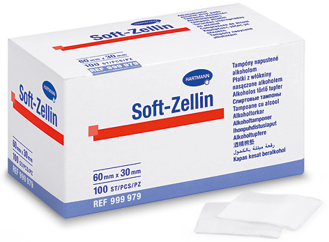 Sprittork Soft-Zellin C Non-woven 3x6cm 100st