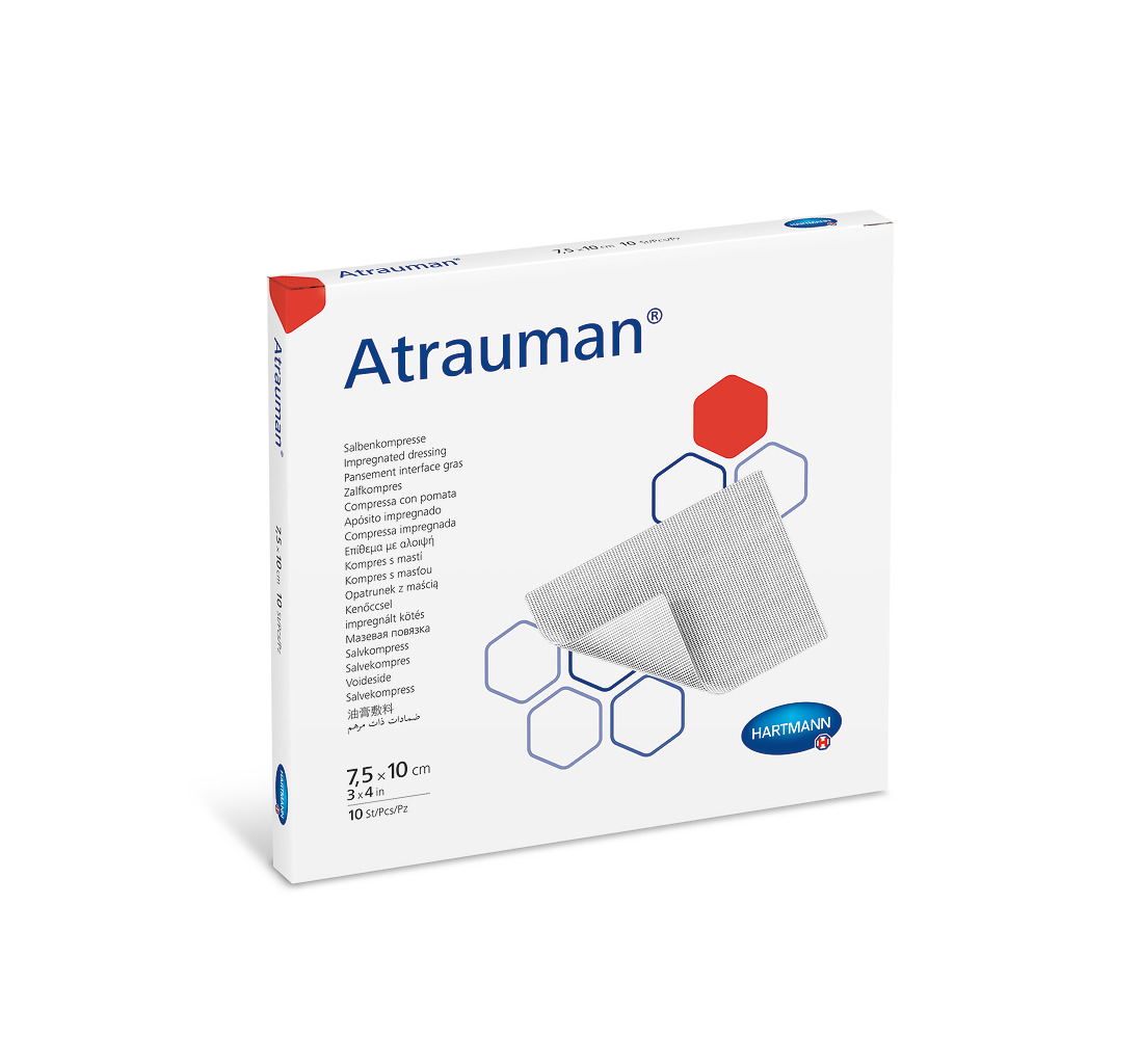 Salvkompress Atrauman Hydrofob Polyesterfiber Steril 10x20cm 30st