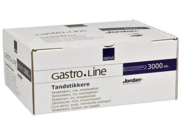 Tandpetare Abena Trekantiga Trä Styckförp 3000st