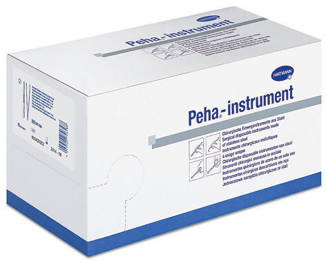 Engångspincetter Peha-Instrument Pincett med Klo Rak Steril 14cm 25st