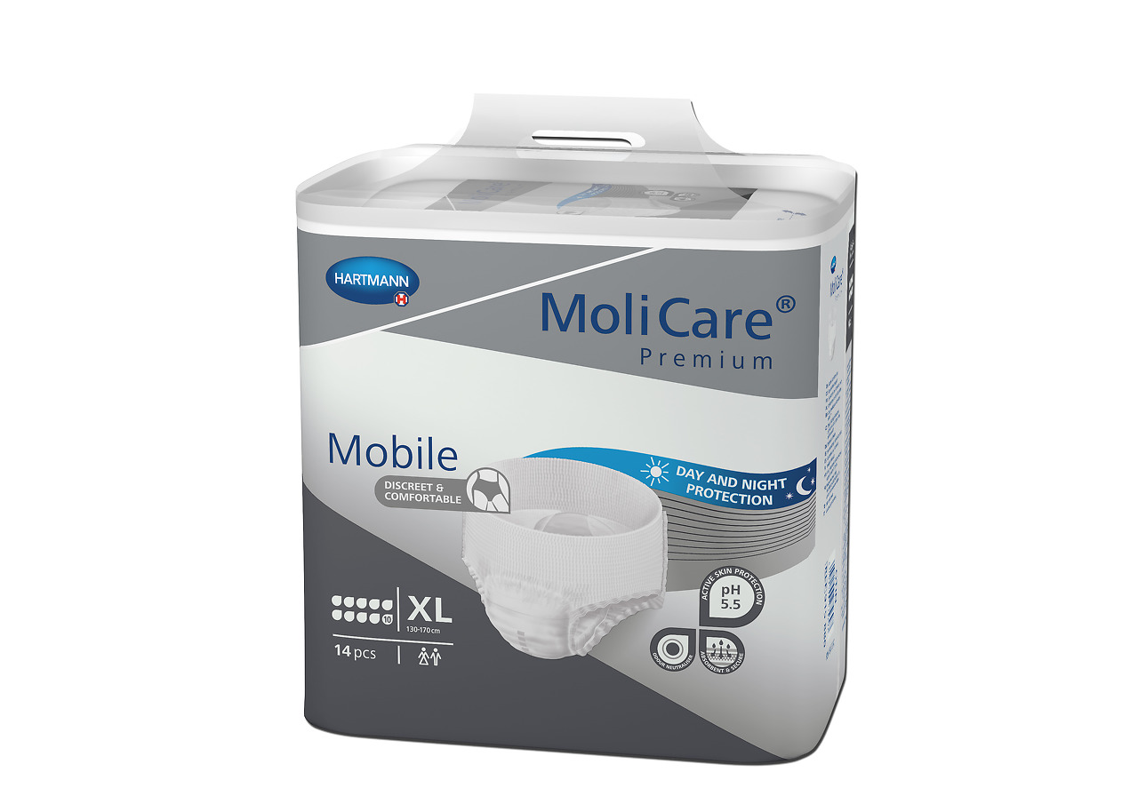 Inkontinensskydd Molicare Premium Mobile 10 Droppar XL 14st