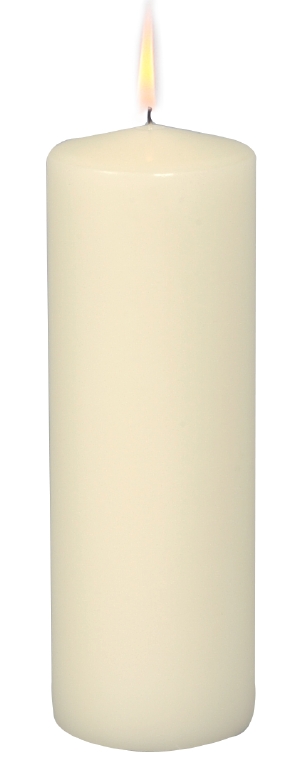 Blockljus Abena Paraffin Champagne 9.6x30cm 225h