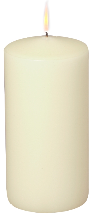 Blockljus Abena Paraffin Champagne 9.6x20cm 150h
