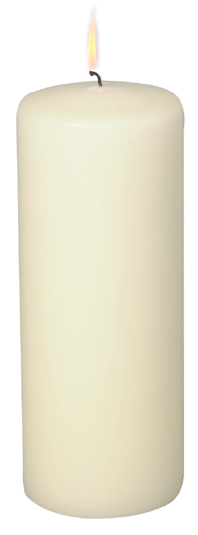 Blockljus Abena Paraffin Champagne 7x18cm 90h