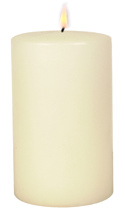 Blockljus Abena Paraffin Champagne 7x12cm 55h