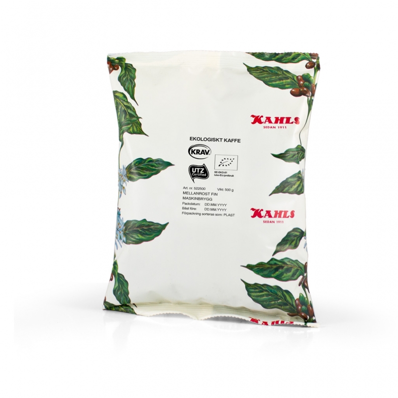 Kaffe Kahls Malt Mellanrost Fin Maskinbrygg RFA SG & KRAV 500g
