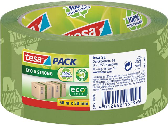 Packtejp Tesa Eco Strong Grön 50mmx66m