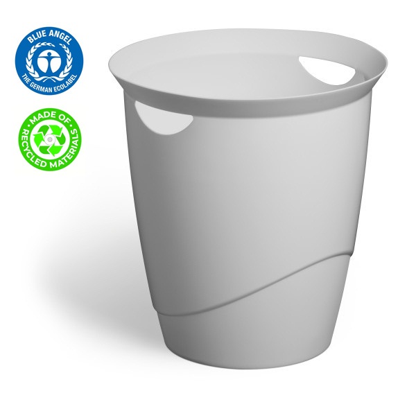 Papperskorg Durable Eco Rund Grå 16L