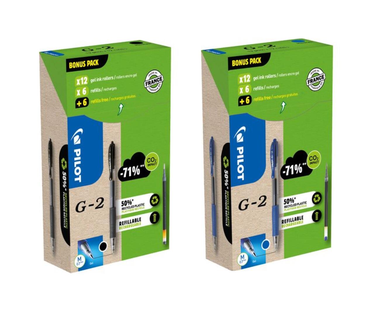 Gelpenna Pilot G2 Greenpack 12+12st Gelpenna Pilot G2 Greenpack 12+12st