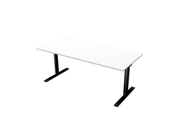 Bord Lanab El Vitlaminat-Svart 180x80cm