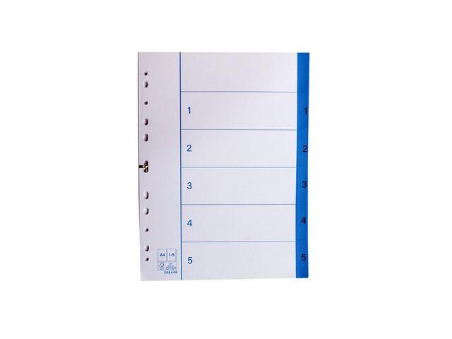 Pappersregister Nordic Brands 1-5 A4 20st