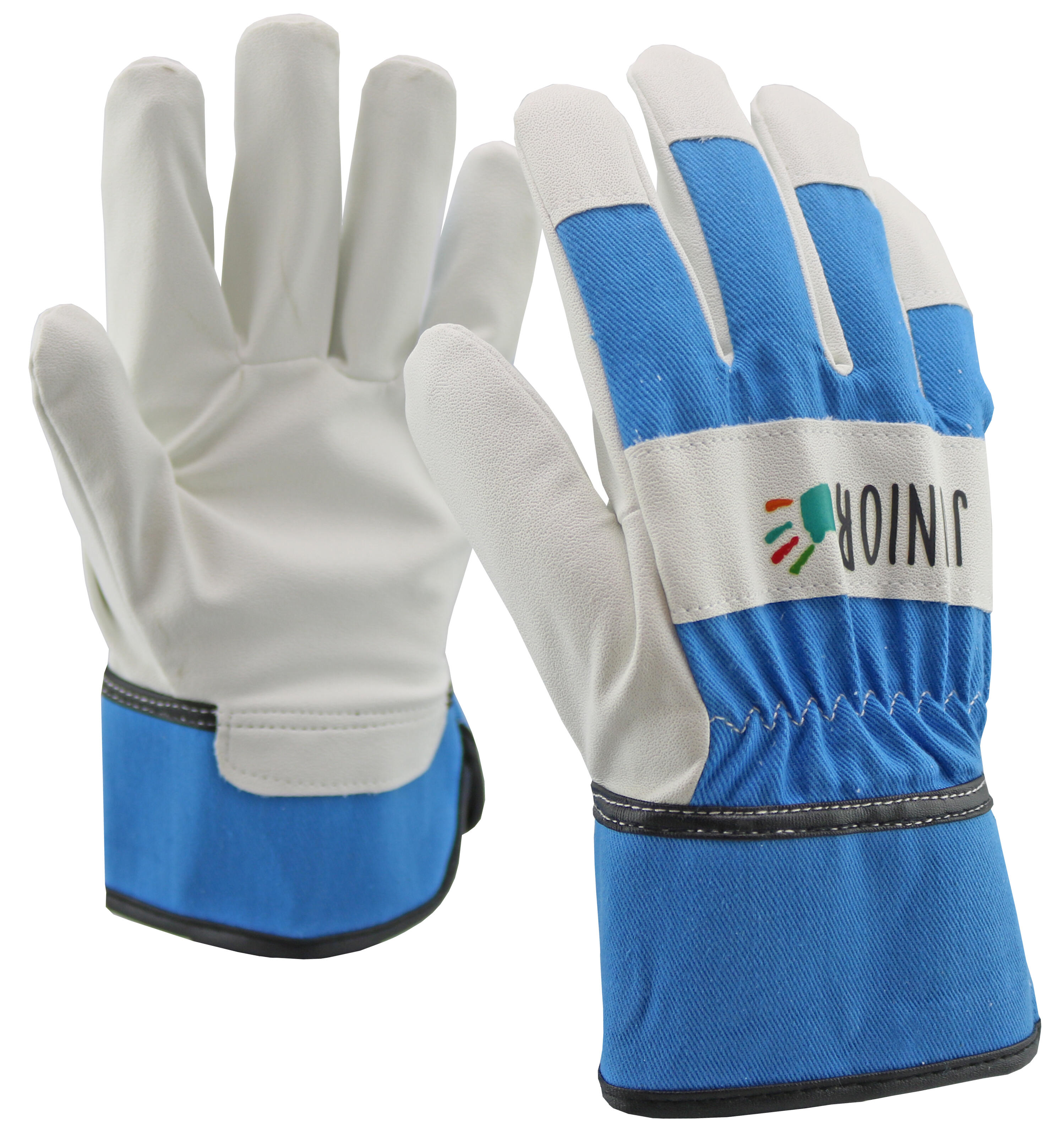 Junior Handske OX-ON 10001 Vit-Blå Junior Handske OX-ON 10001 Vit-Blå