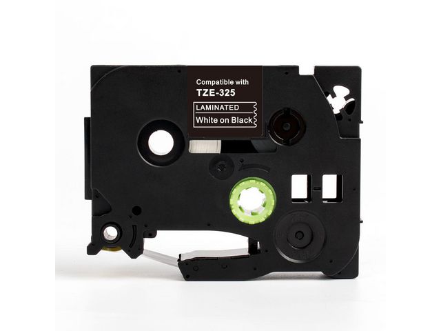 Tape Fighting Line TZE-325 Vit på Svart 9mm