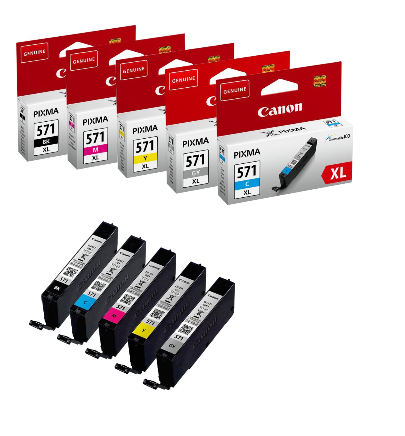Bläckpatroner Canon CLI-571