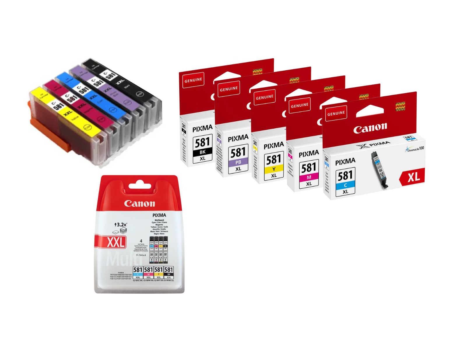 Bläckpatroner Canon CLI-581