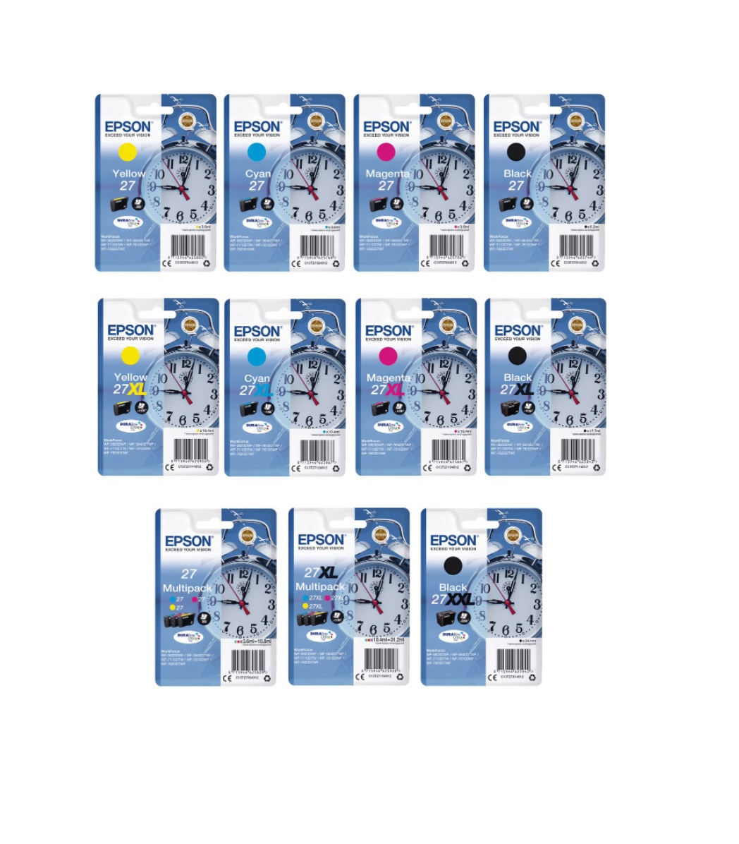 Bläckpatroner Epson C13T27