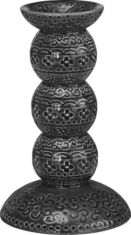 Ljuslykta Cult Design Antik Orient Asfalt 14cm