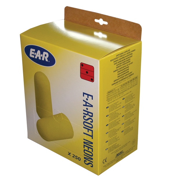 Öronproppar Ear Soft Rörformad 250par