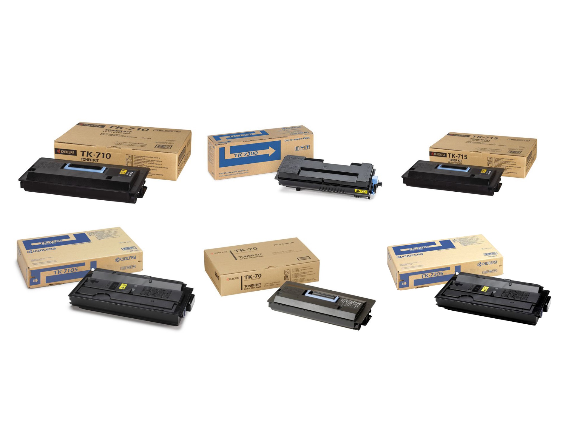 Toner Kyocera TK-7 Svart