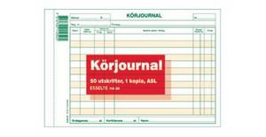 Blankett Esselte Körjournal A5L 2x50 Blad