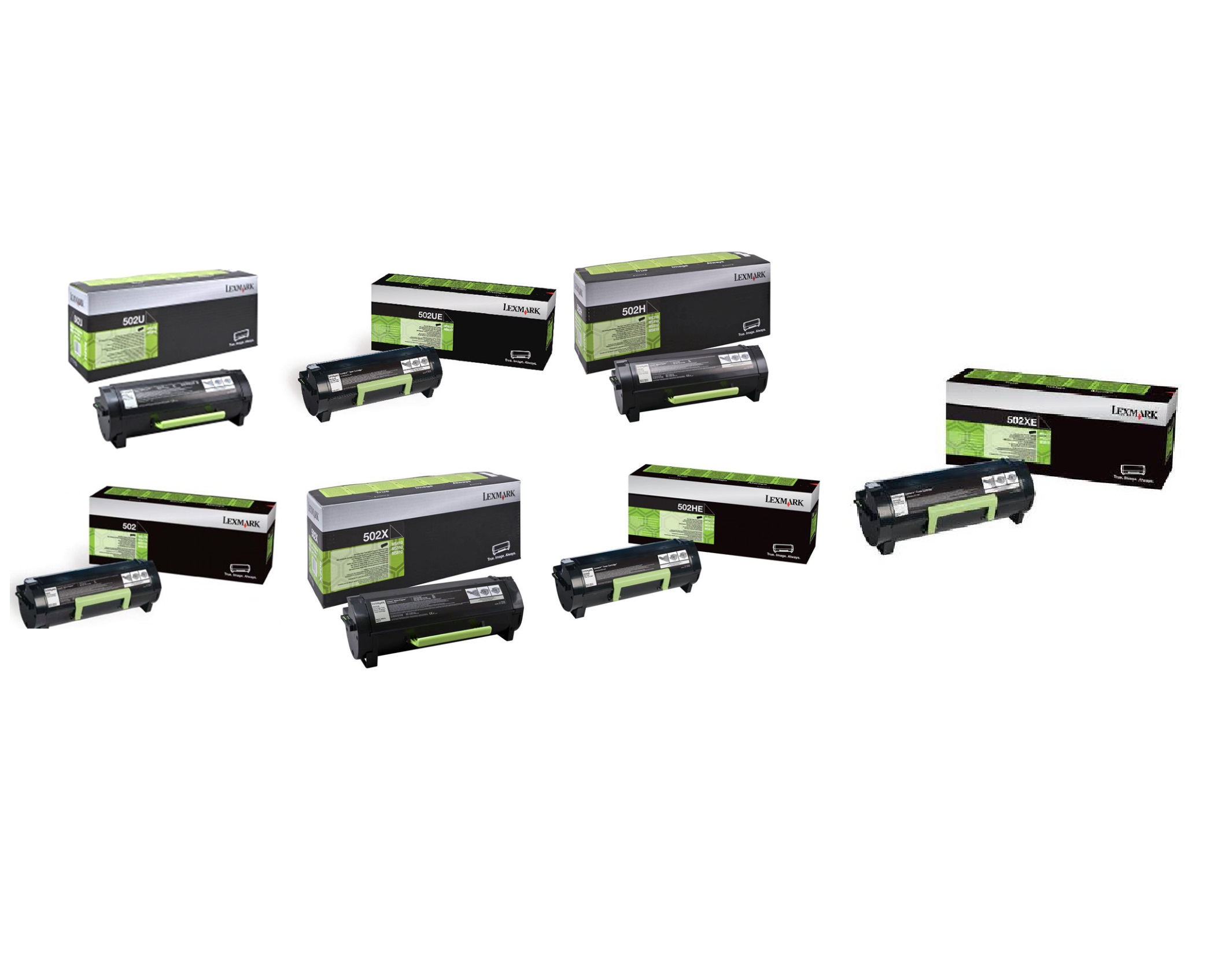 Toner Lexmark 50F2 Svart