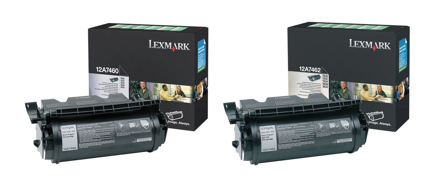 Toner Lexmark 12A746 Svart