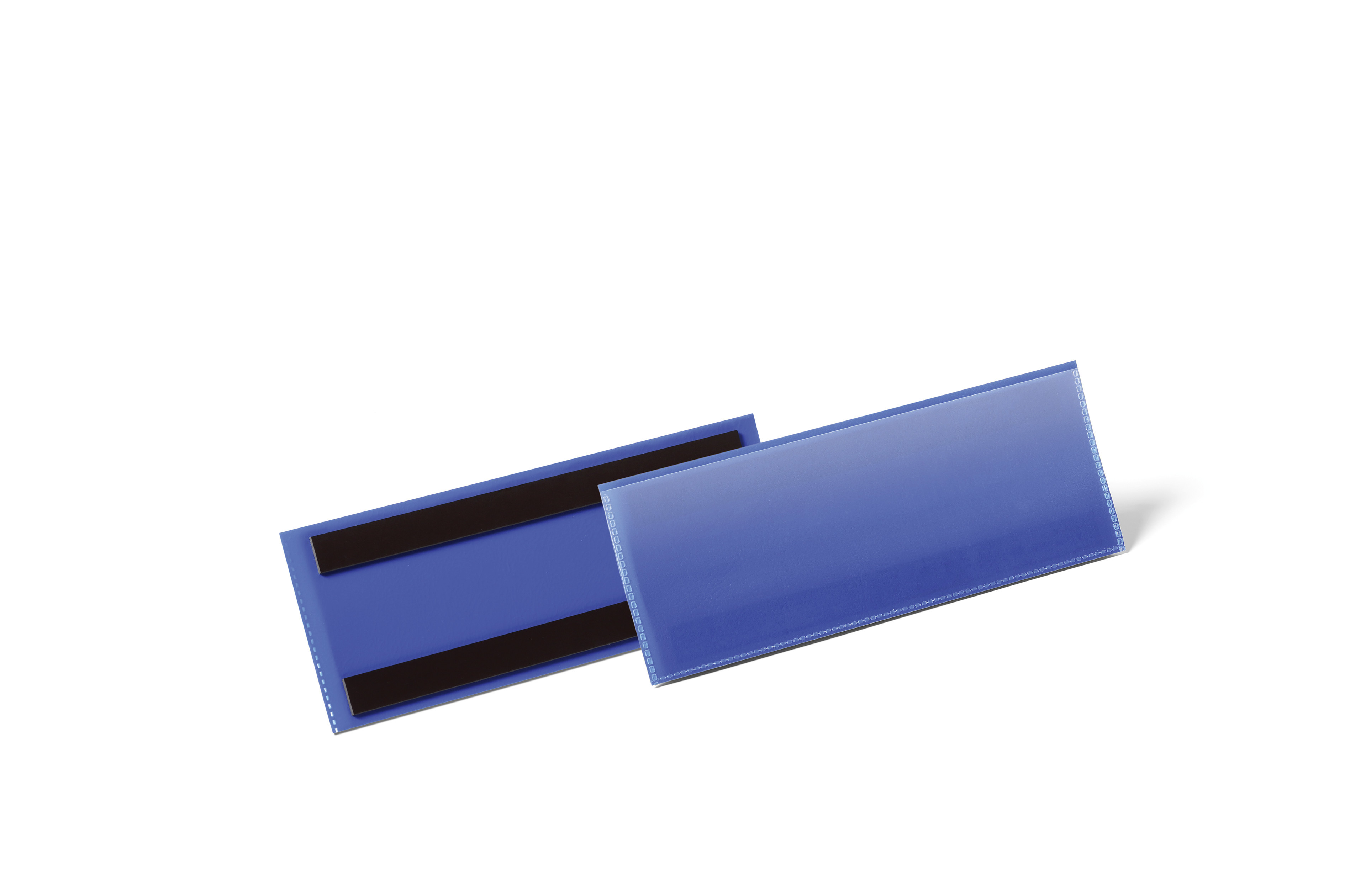 Etiketthållare Durable Magnetisk Mörkblå 1/2 A5 Liggande 50st