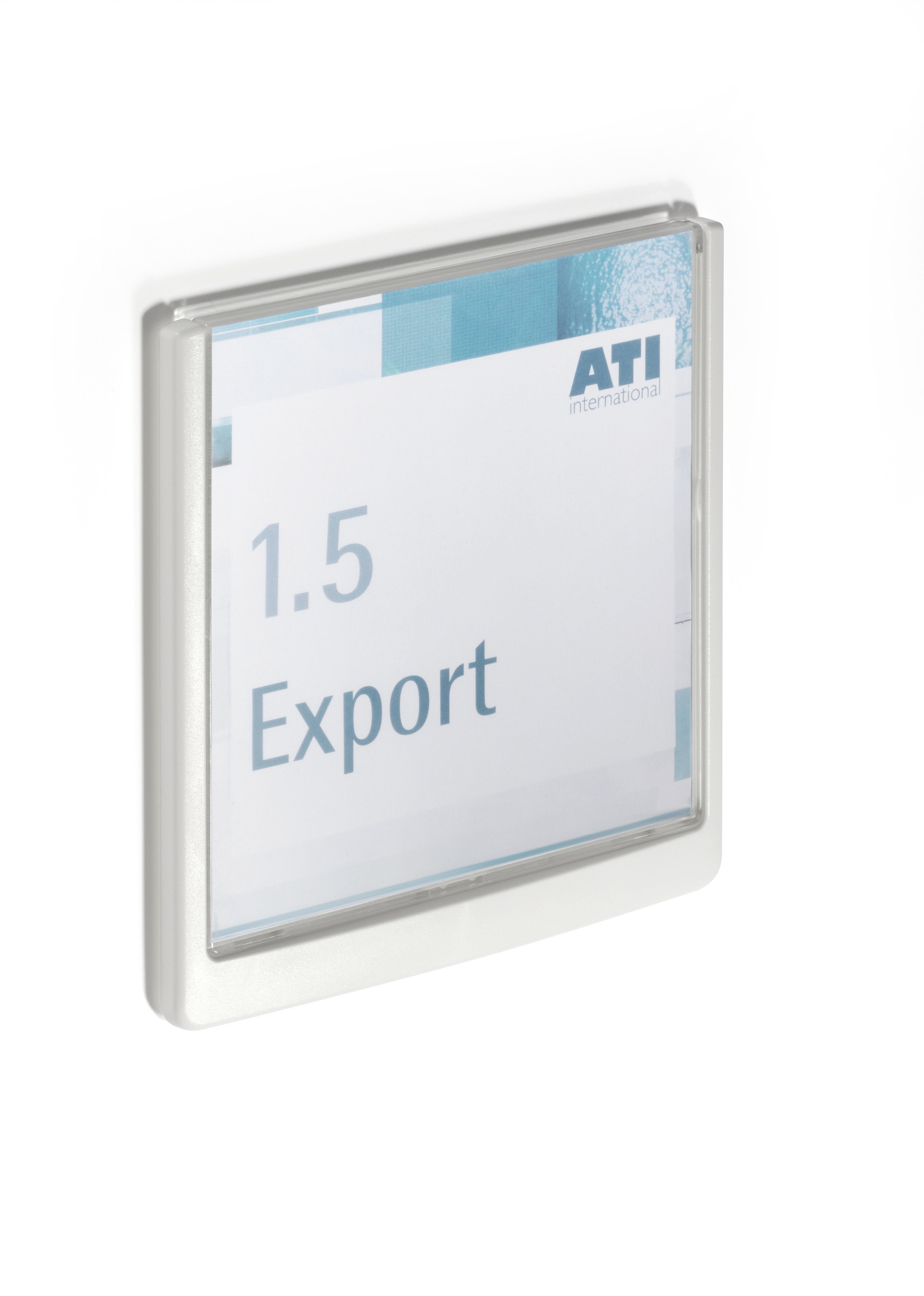 Dörrskylt Click Sign Vit 149x148.5mm