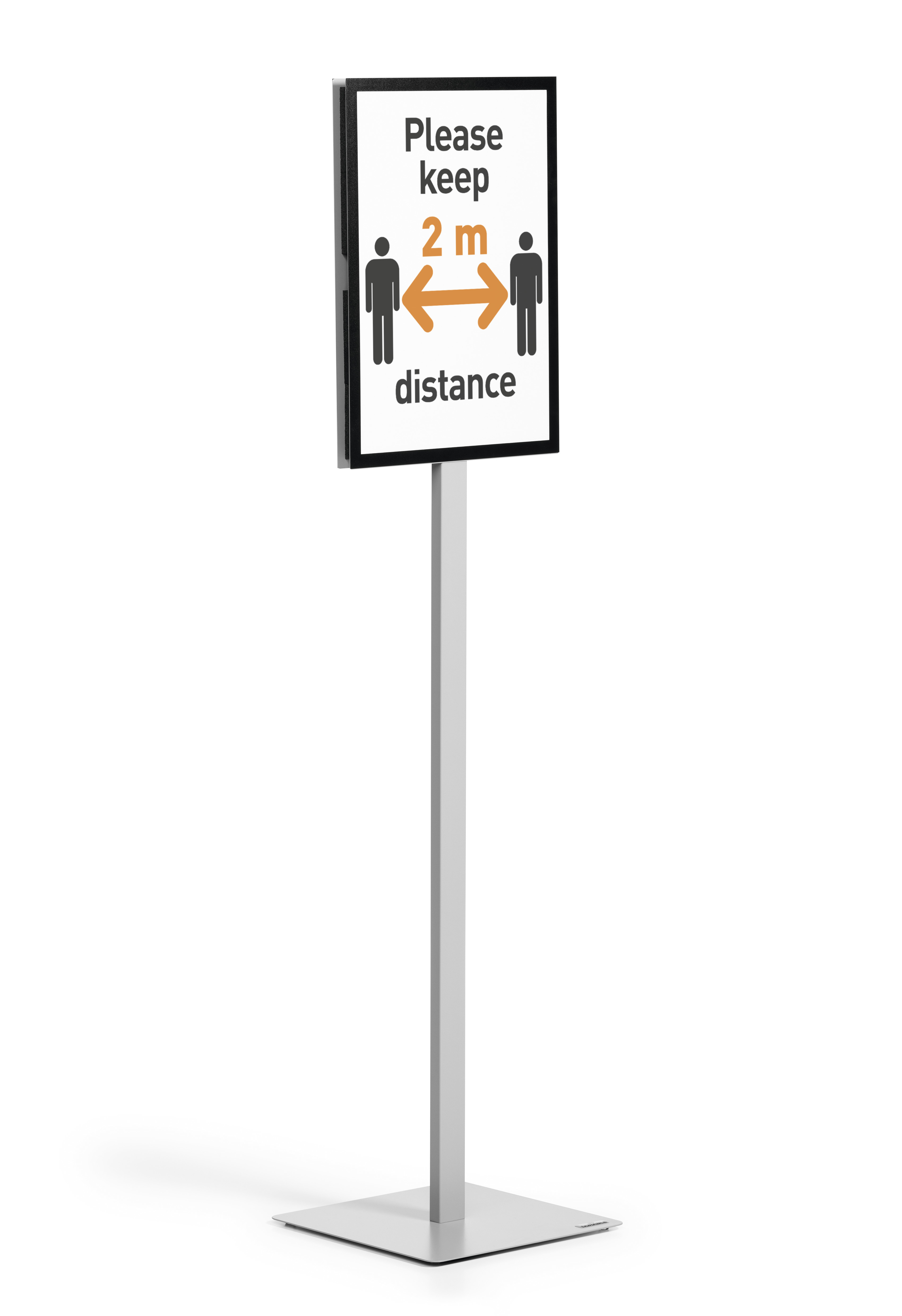 Golvställ Durable Info Stand Basic Antracitgrå A3